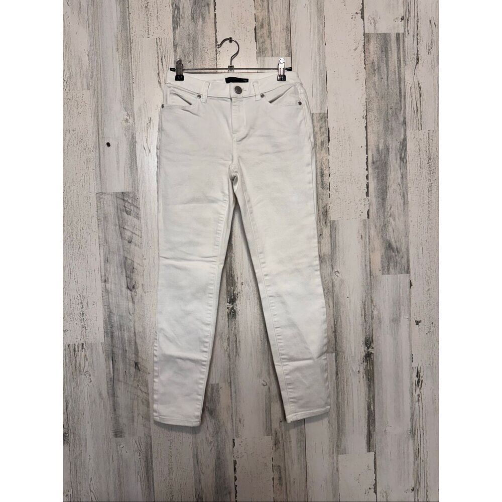 Simply Vera Vera Wang White Skinny Jeans Womens Size 2P Petite Classic 5-Pocket